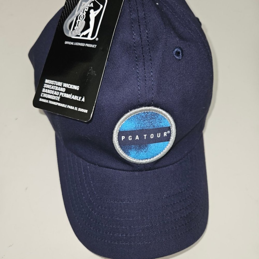 PGA Tour Baseball Hat - Adult\Unisex\Navy Blue